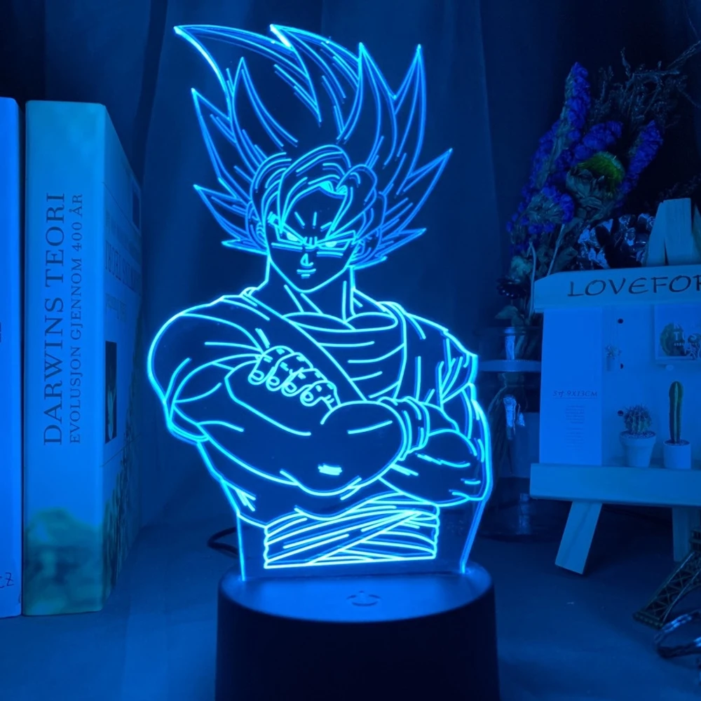 New Design 3D Lamp LED USB charging Dragon Ball