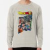 ssrcolightweight sweatshirtmensoatmeal heatherfrontsquare productx1000 bgf8f8f8 37 - Dragon Ball Z EU Store