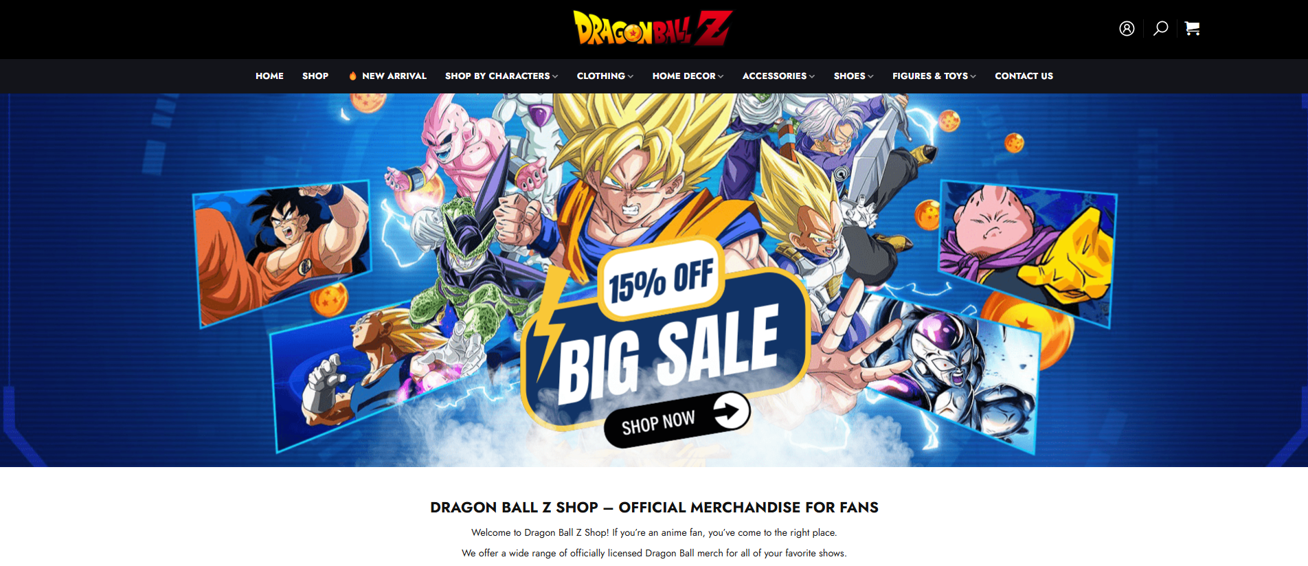 Dragon ball z shop.jpg - Dragon Ball Z EU Store