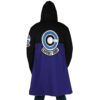 Capsule Corp Dragon Ball Z AOP Hooded Cloak Coat BACK Mockup - Dragon Ball Z EU Store