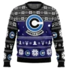 Capsule Corp Dragon Ball Z Ugly Christmas Sweater FRONT mockup - Dragon Ball Z EU Store