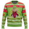 Christmas Broly Dragon Ball Z men sweatshirt FRONT mockup - Dragon Ball Z EU Store