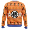 Christmas Goku Dragon Ball Z Ugly Christmas Sweater BACK mockup - Dragon Ball Z EU Store