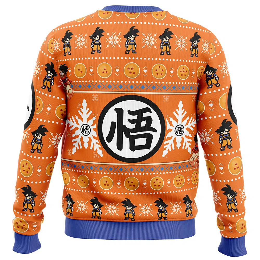 Christmas-Goku-Dragon-Ball-Z_Ugly-Christmas-Sweater-BACK-mockup Christmas Goku Dragon Ball Z Ugly Christmas Sweater BACK mockup - Dragon Ball Z EU Store