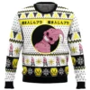 Kid Buu Face DBZ Ugly Christmas Sweater FRONT mockup - Dragon Ball Z EU Store