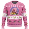 Majin Buu Dragon Ball Z Ugly Christmas Sweater FRONT mockup - Dragon Ball Z EU Store