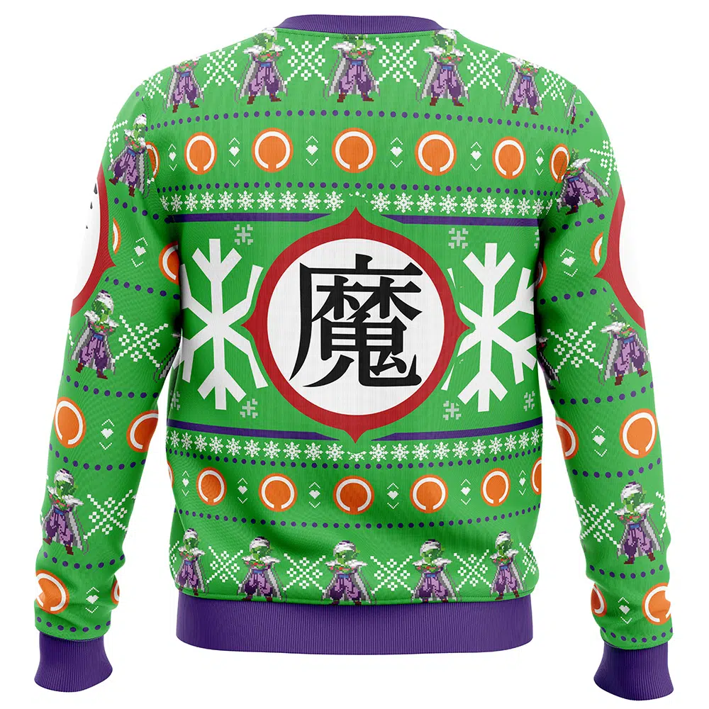 Piccolo-Dragon-Ball-Z_Ugly-Christmas-Sweater-BACK-mockup Piccolo Dragon Ball Z Ugly Christmas Sweater BACK mockup - Dragon Ball Z EU Store