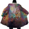 Trippy Ultra Instinct Goku Dragon Ball Z AOP Hooded Cloak Coat NO HOOD Mockup - Dragon Ball Z EU Store