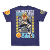 Vegeta V3 Dragon Ball Streetwear T Shirt BACK Mockup - Dragon Ball Z EU Store