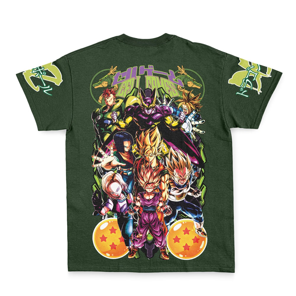 cell-Streetwear-T-Shirt-Back cell Streetwear T Shirt Back - Dragon Ball Z EU Store