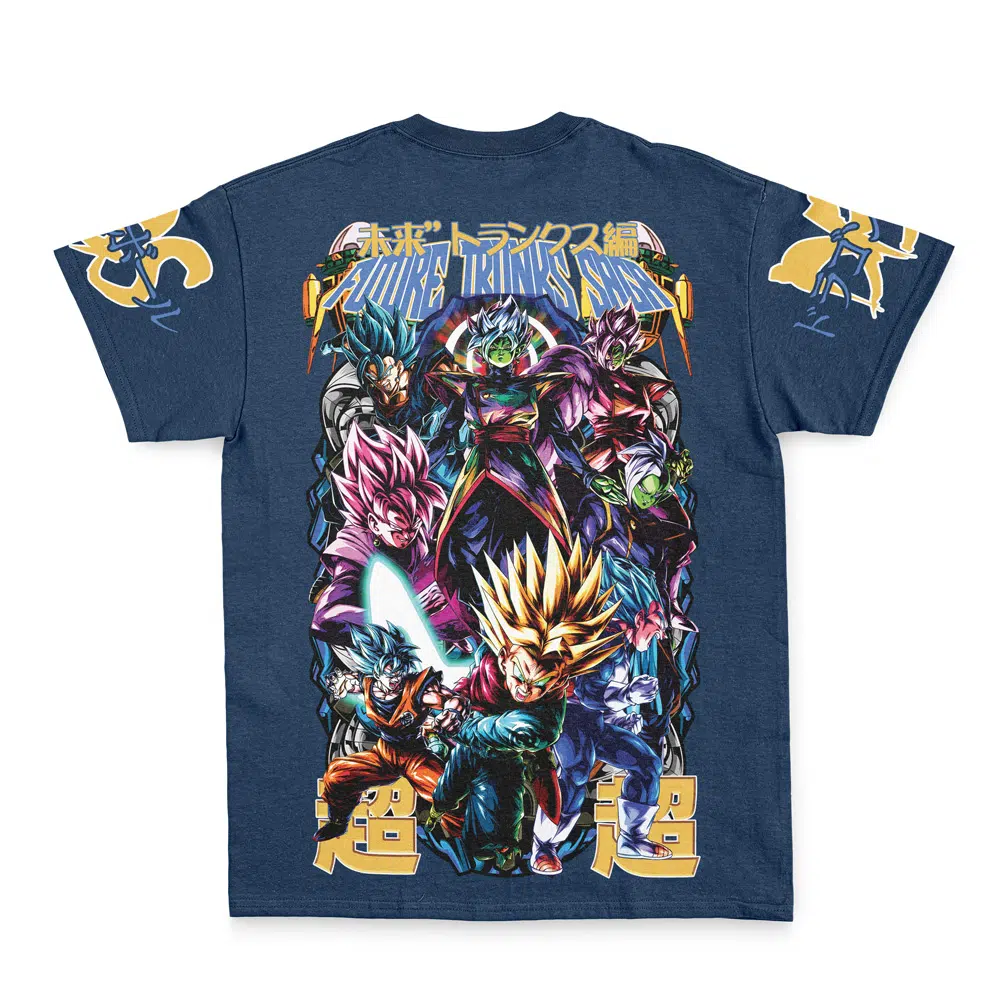 trunks-Streetwear-T-Shirt-Back trunks Streetwear T Shirt Back - Dragon Ball Z EU Store